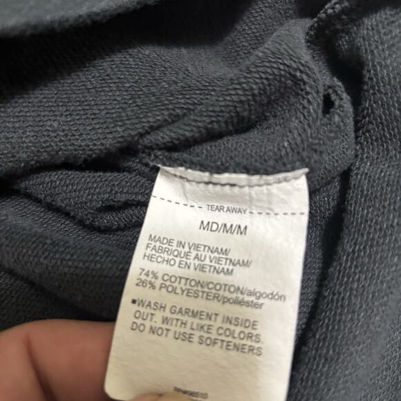 Under Armour Project Rock Mens Size Medium Terry Short Sleeve Hoodie Shirt - Picture 5 of 7